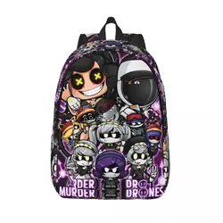 Chibis Murder Drones Backpack for Men Women Teenage Student Work Daypack UZI Cartoon College Shoulder Bag Gift