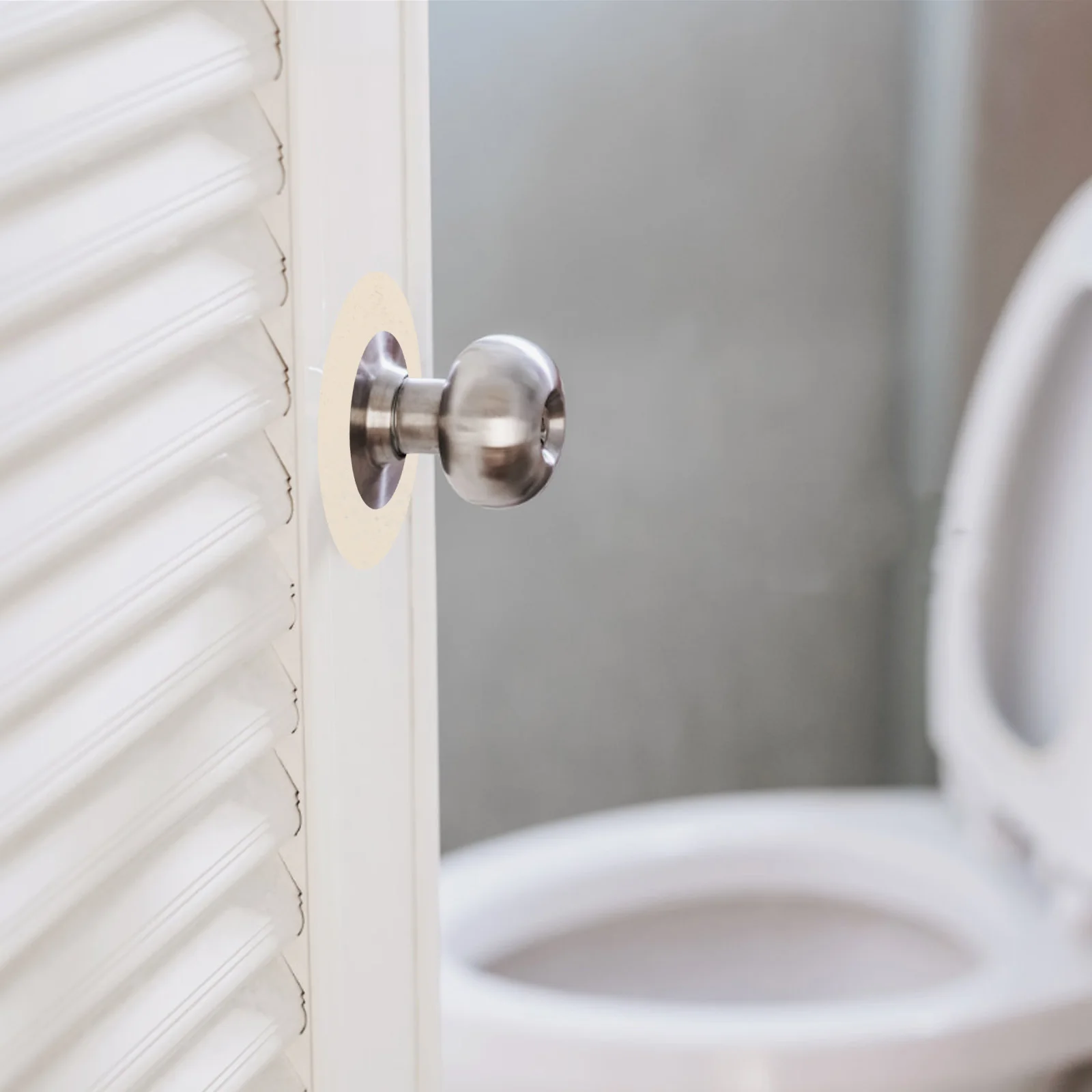 

Lock Repair Plate Thickened Stainless Steel For Bedroom Round Reinforcement Backplate Door Handle Fixing Cover Door