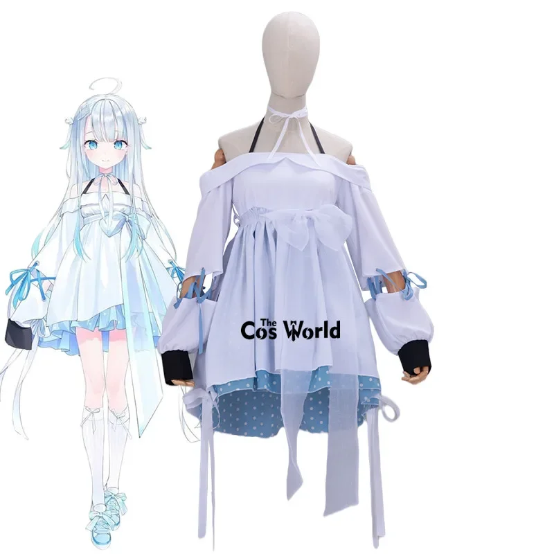 

YouTuber Vtuber Kagura Nana Chiffon Dress Outfit Cosplay Costumes