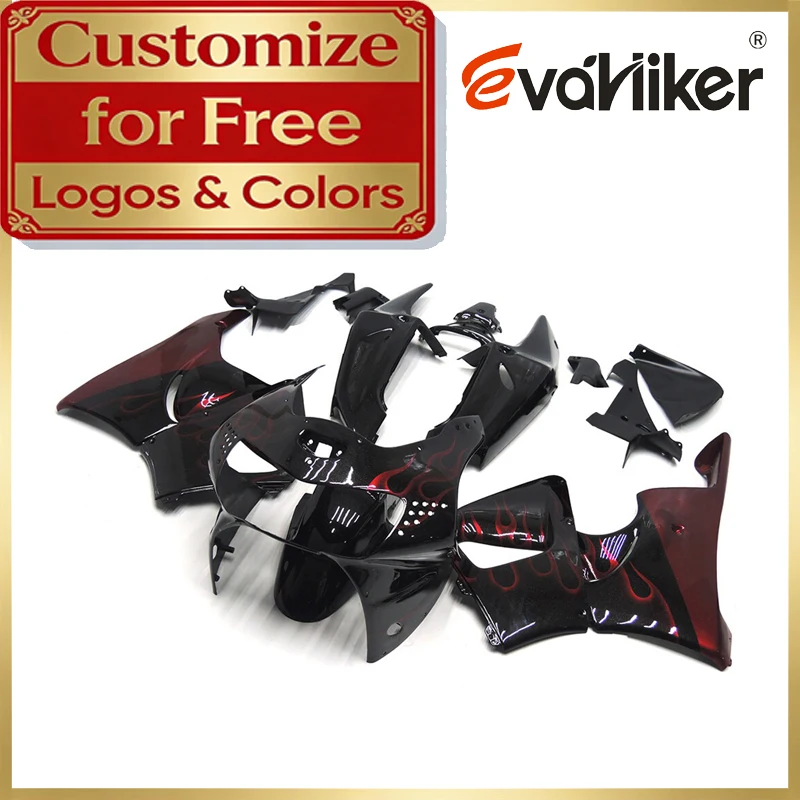 

Motorcycle Fairing Kit For Honda CBR919RR 1998 1999 red flames CBR900RR 98 99 Full Fairings Set Custom Painted ABS Plastic Kit