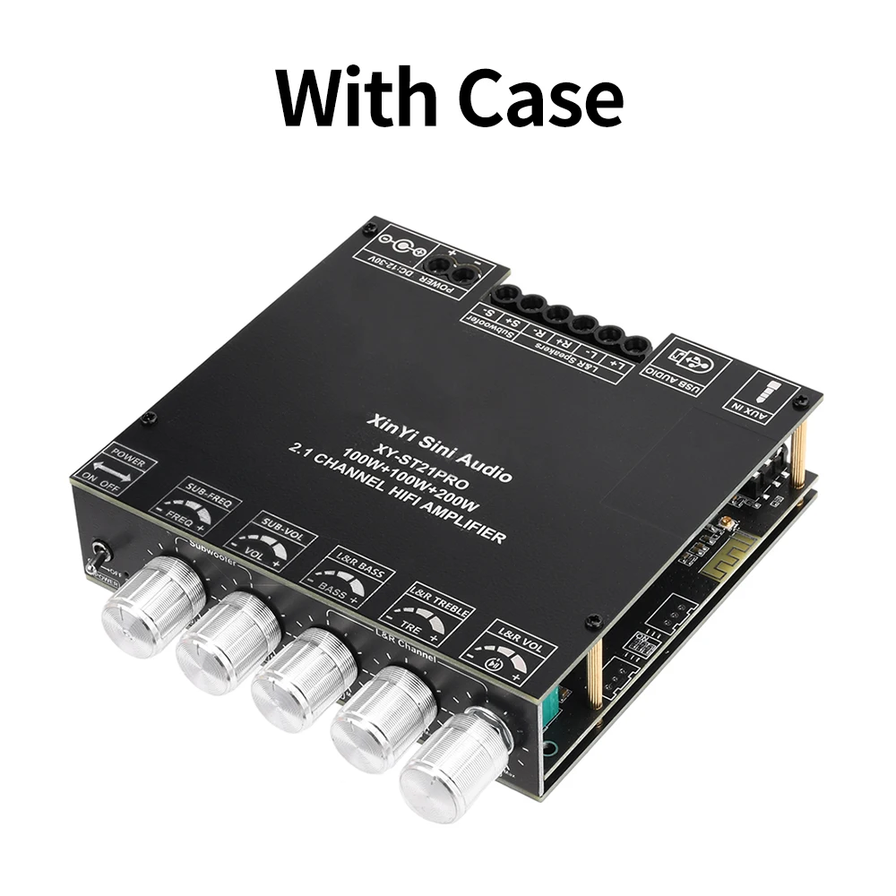 XY-ST21PRO 2.1 Channel Bluetooth 5.2 Amplifier Board 100W+100W+200W