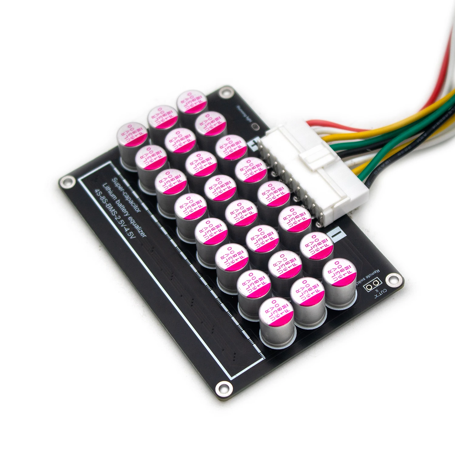 Imagem -02 - Active Equalizer Board Capacitive 10s 13s 14s Lifepo4 Li-ion Lithium Battery 12v 24v 48v 60v Bms Balance Protection 4s 8s 16s 5a