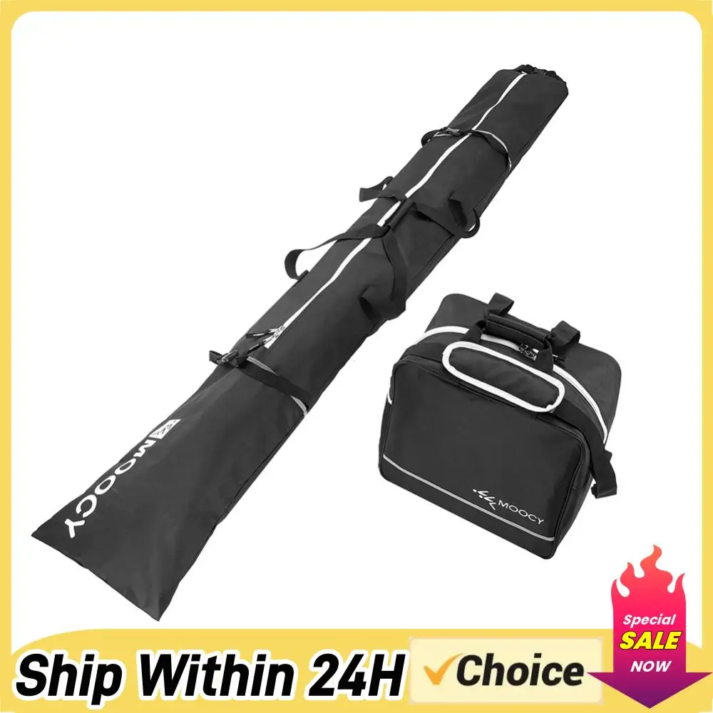 

Stylish Ski Storage Bag Waterproof Ski Organizer Carrying Bag With Handle Protective Ski Bag For Skiing Travel By Airplane