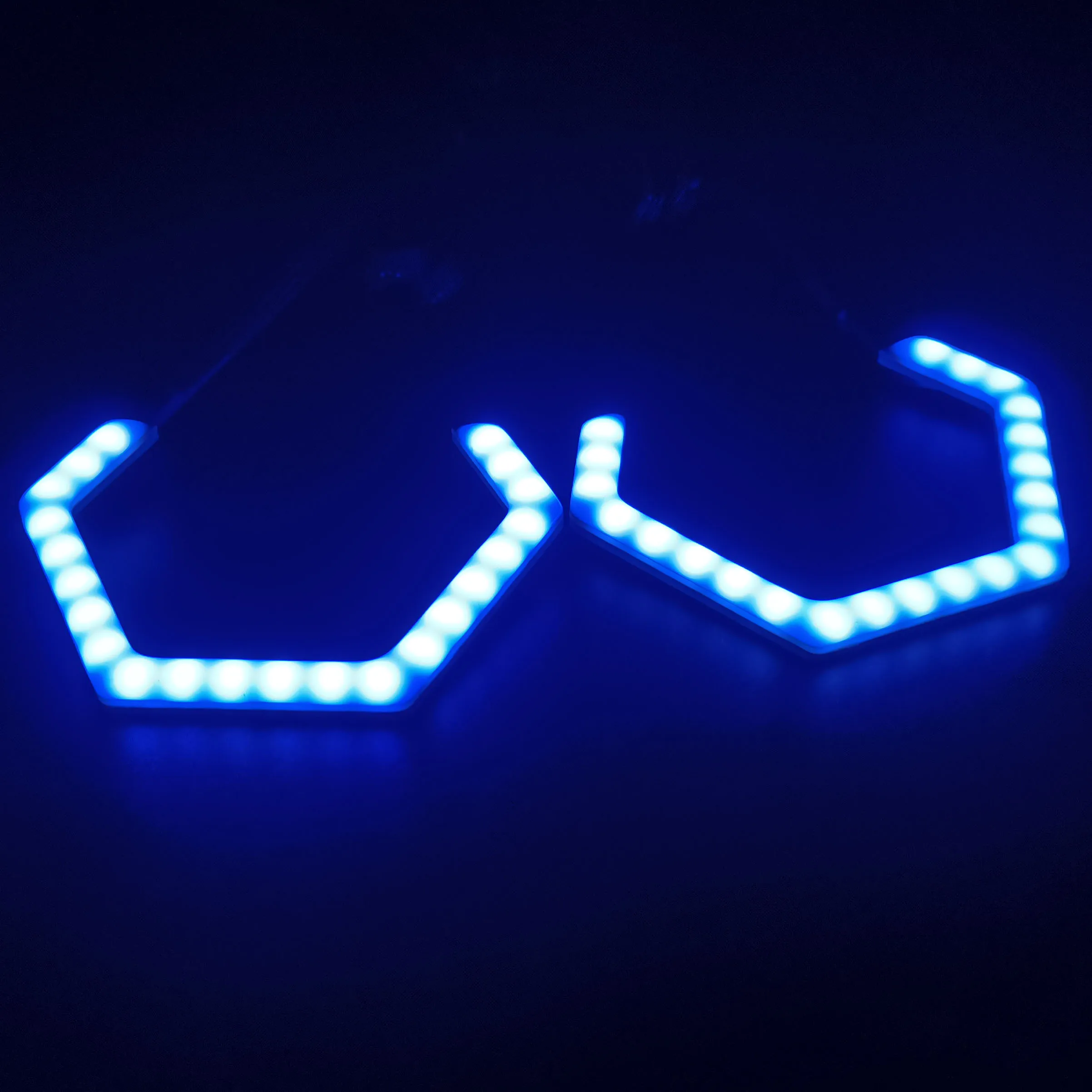 Wholesale Retrofit Halos Hex halo Headlights Led Drl RGB Hex halo Rings