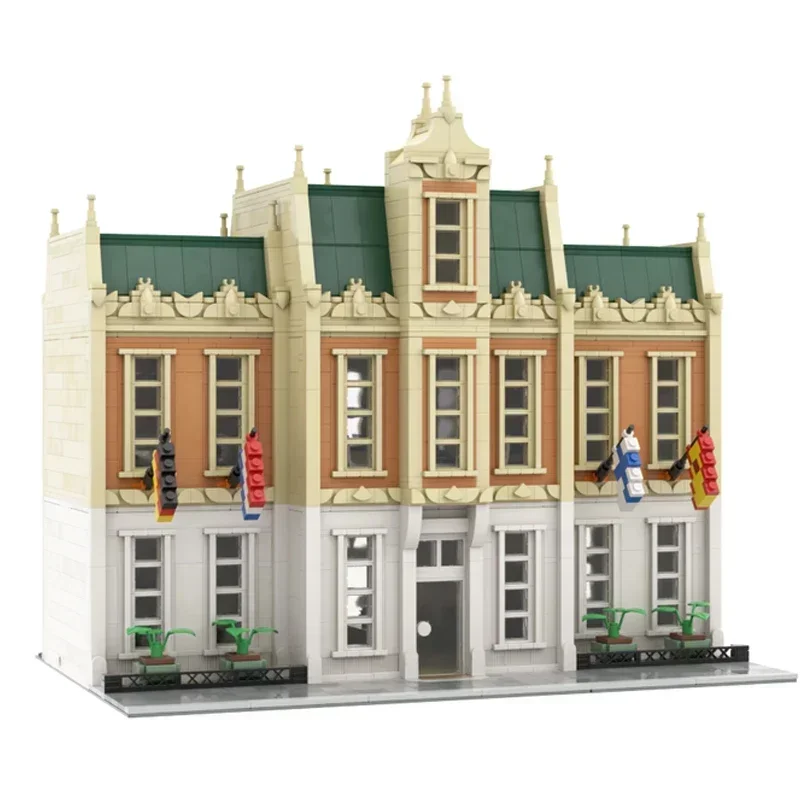 外務省 Moc ビルディングレンガモジュラーモデルテクノロジーブロックシティストリートビューブロック DIY 組立玩具ギフト