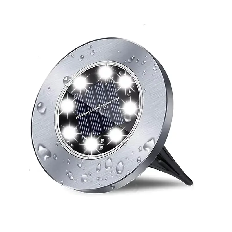 for  LED Solar Path Garden Landscape Guardrail Light Outdoor Waterproof Ground Lawn Lamp