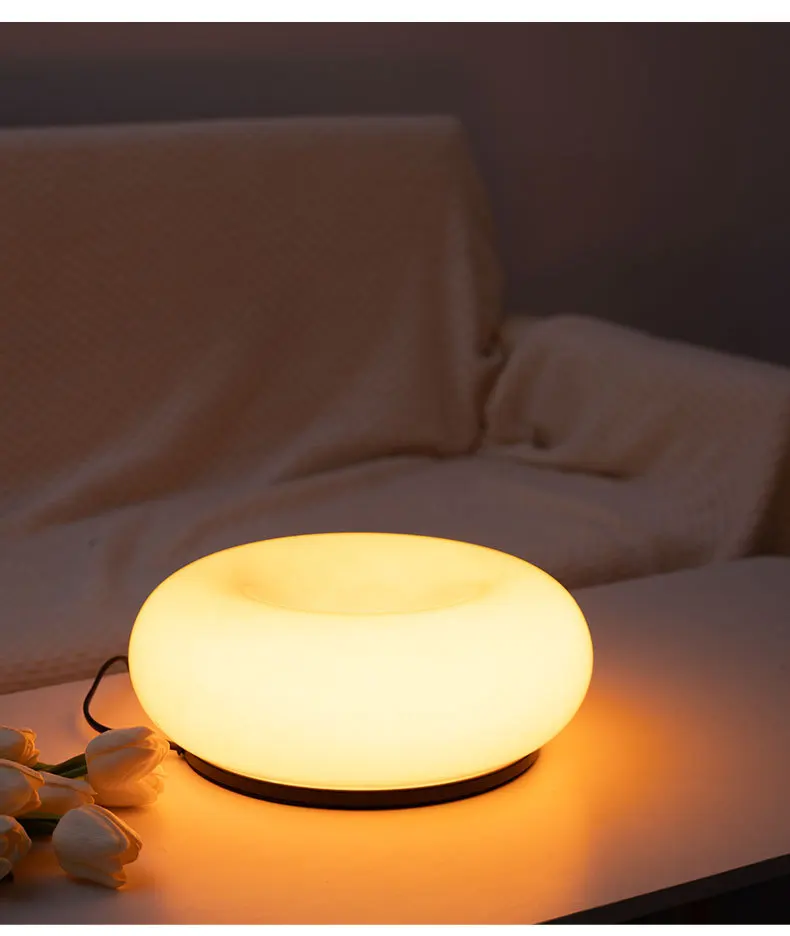 الشمال مصابيح الحائط دونات أجواء مصابيح ثلاثي الألوان عكس الضوء لغرفة المعيشة غرفة نوم غرفة الدراسة داخلي مصباح ليد للزينة #1