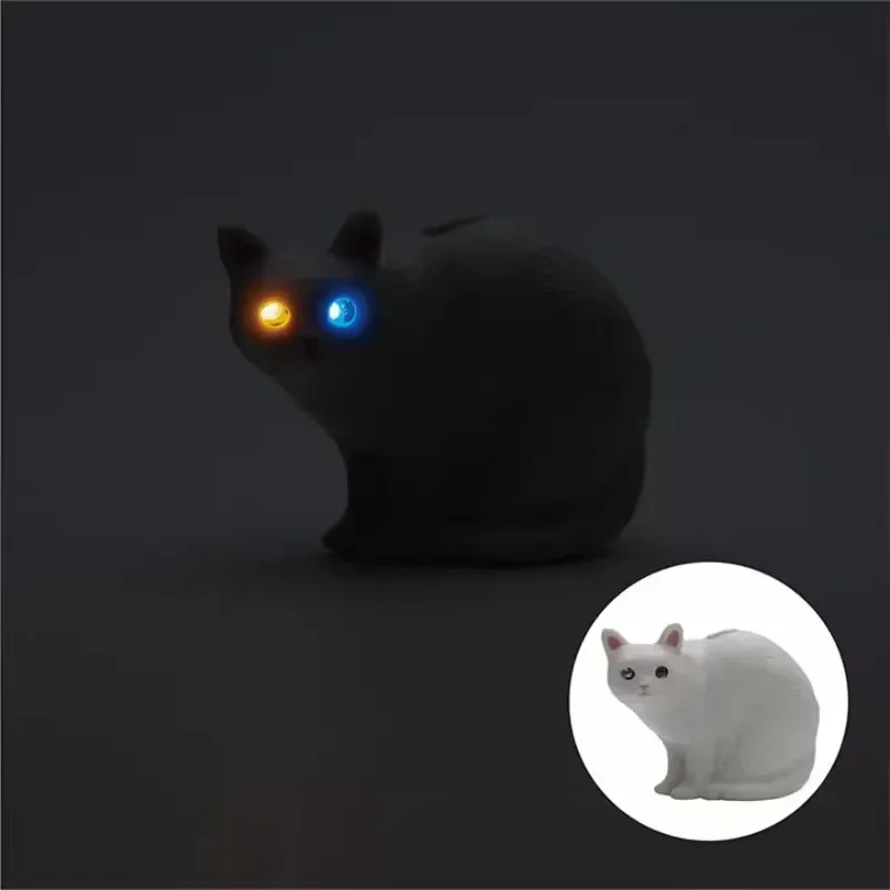 Kenelephant Original Gashapon Kawai Cute AnimeDark Cats Eyes Glowing In The Dark Figure Gachapon Capsule Toys Miniature Gift