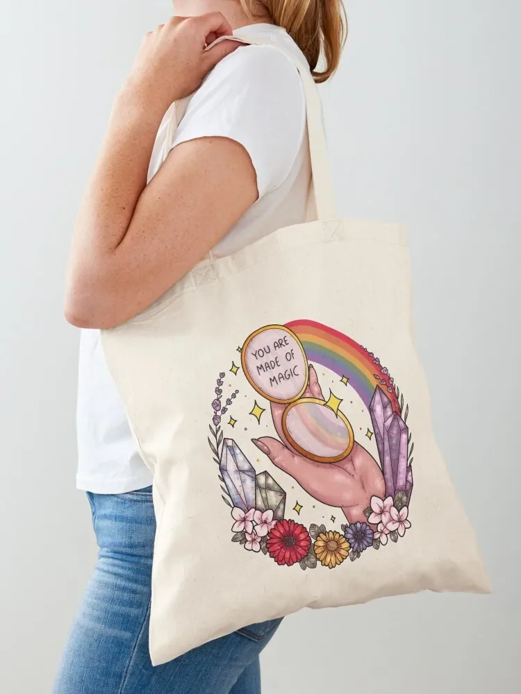 You Are Made of Magic Tote Bag Canvas Handbags custom tote bag