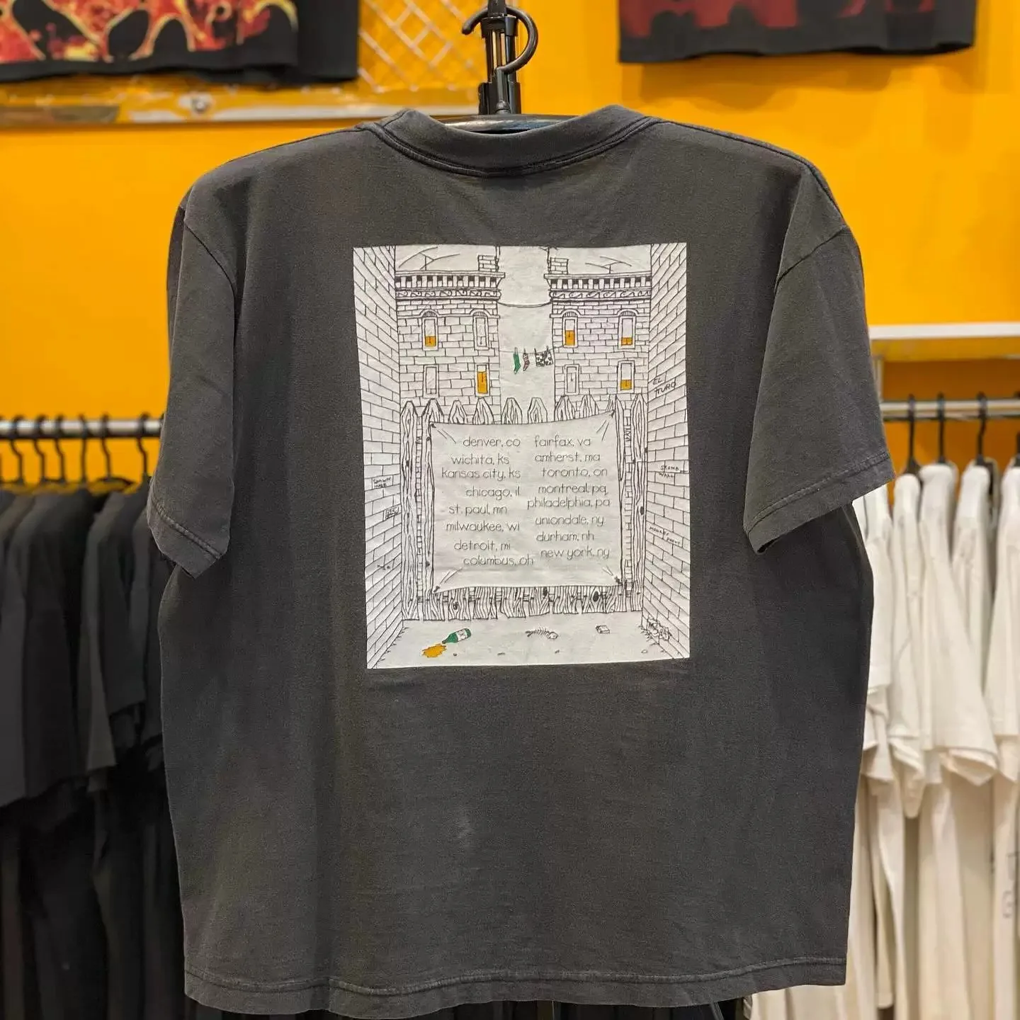Vintage 1994 Green Day Pissing in The Alley Graphic T-Shirt Cotton Men Women Streetwear Tee