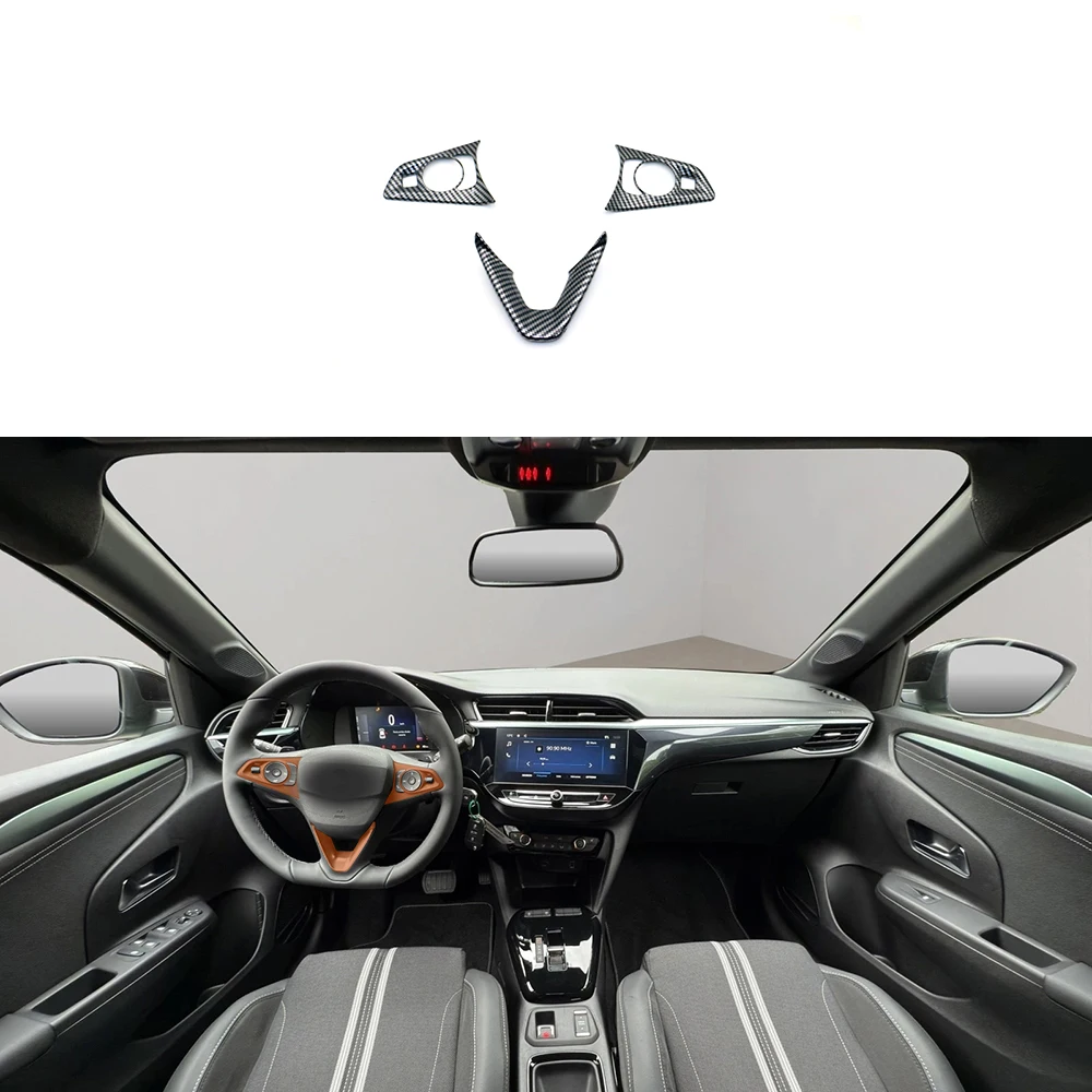For Opel Corsa steering wheel trim