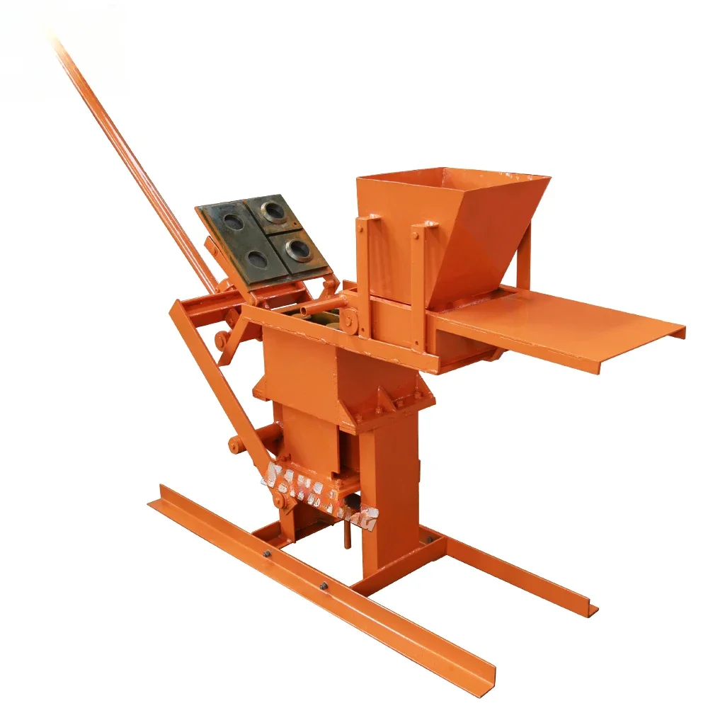 China small red earth mud soil clay brick making machine for sale