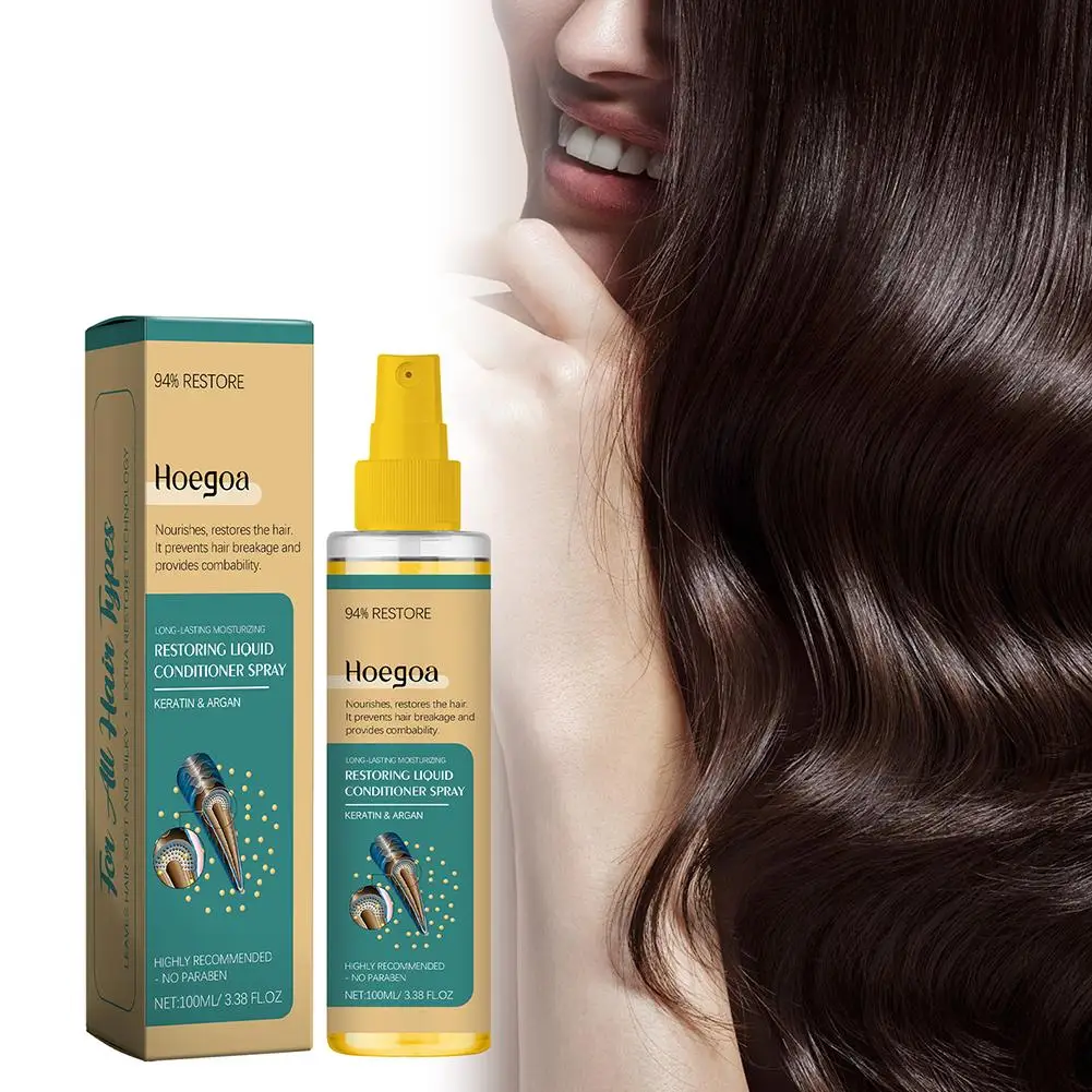 Spray para el cuidado del cabello, reparación nutritiva dañada, esencial, mejora profesional, Anti-frizz, aceite en aerosol para mujeres, cabello rizado y seco W4d6