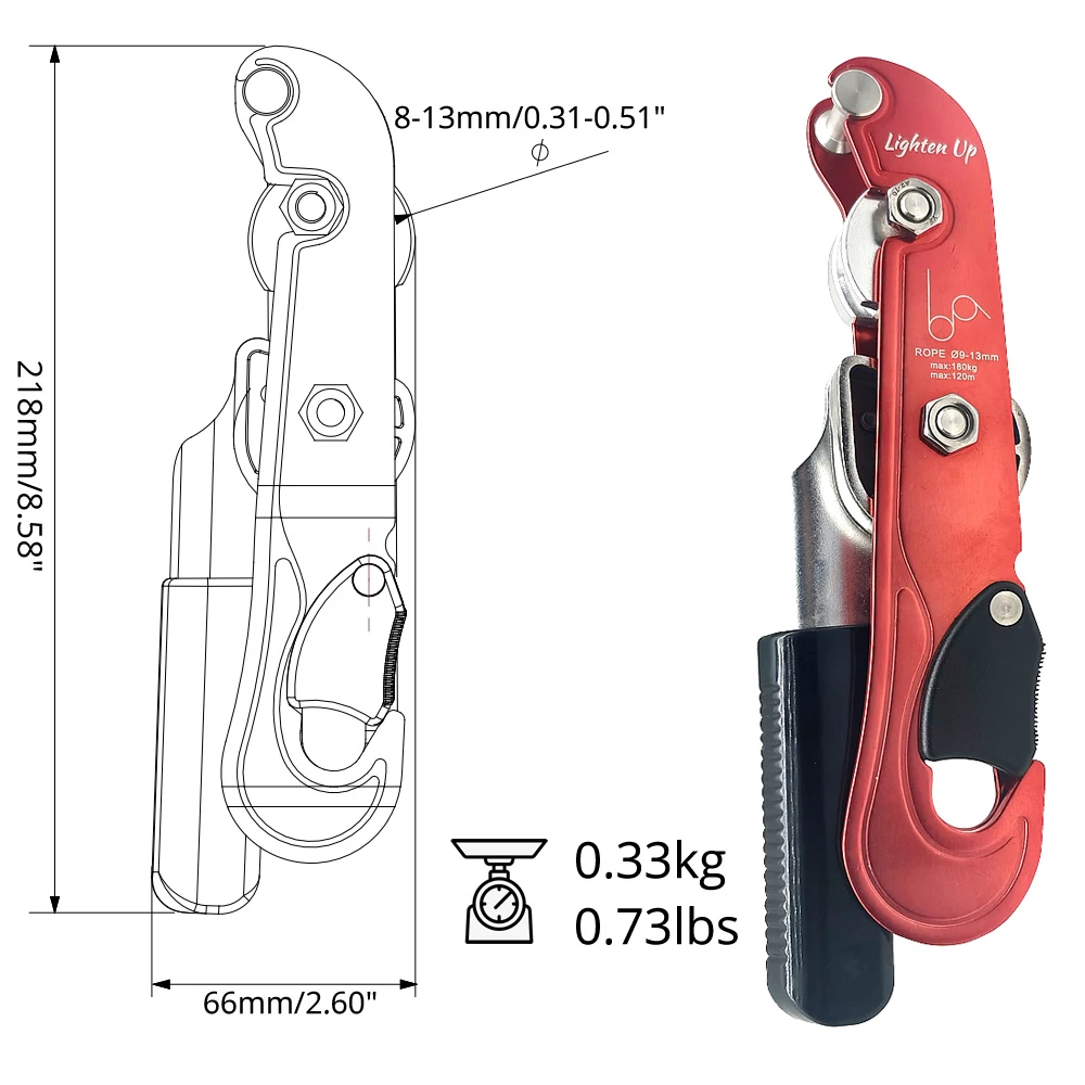 150KG Self-Braking Descender 2