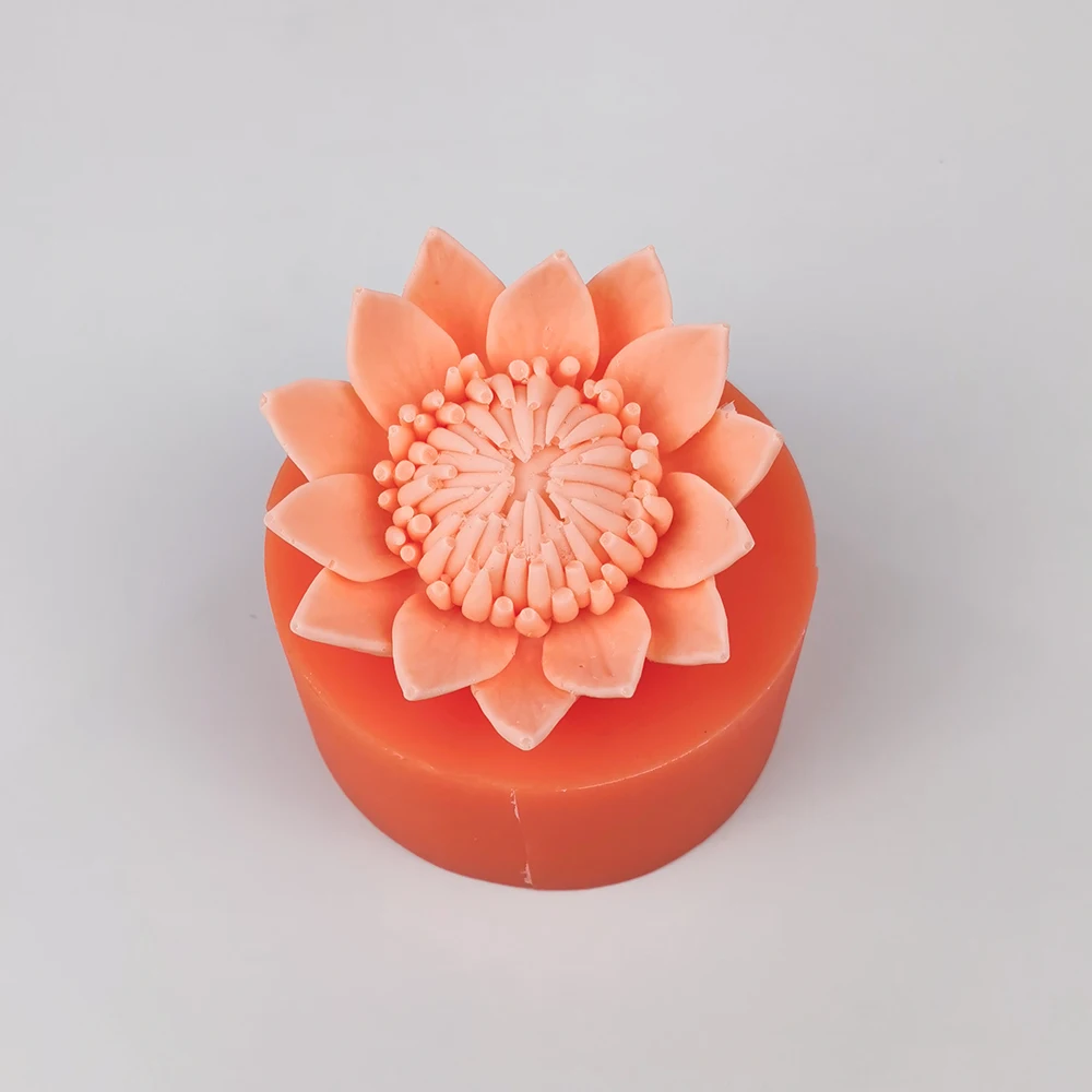 

PRZY Flower Decoration Plant Soap Molds Bouquet Flower Mold Silicone Proteas, Rose, Succulent Plants Flower Ball Candle Moulds