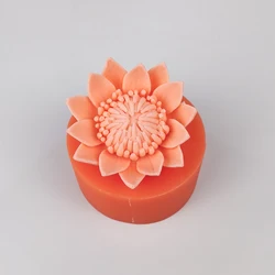 PRZY Flower Decoration Plant Soap Molds Bouquet Flower Mold Silicone Proteas, Rose, Succulent Plants  Flower Ball Candle Moulds