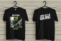 KMFDM XTORT NEW BLACK T SHIRT Printed T-Shirt Pure Cotton Men Top Tee Male Brand Teeshirt Men Summer Cotton Tshirt Short Sleeves