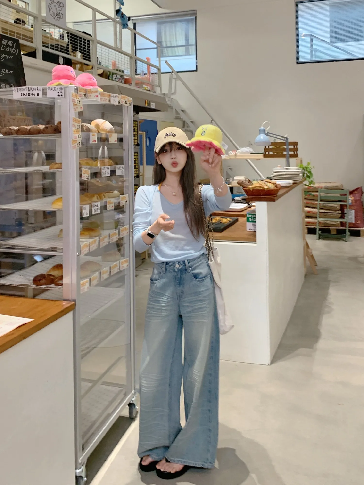 

Fashionable Two-Piece Women's Spring Summer Outfit Set round Neck Hang Neck Cover up Top Casual Loose Fit Lightweight Polyest...