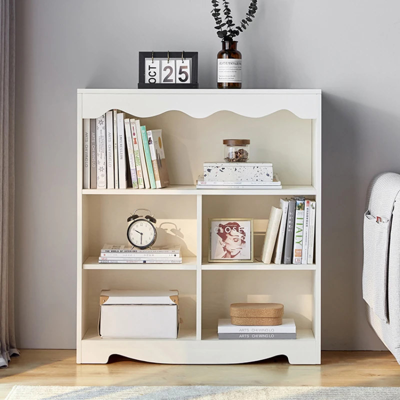 White Design Shelf Rack Storage Book Furniture Living Room Display Cabinet Cube Organizer Estanteria Habitacion Magazine Stand