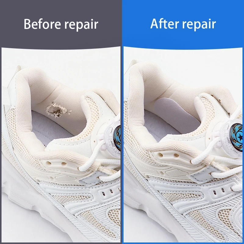 8 قطعة/المجموعة أحذية رياضية بقع الرقعة إصلاح نعال الحذاء التصحيح كعب حامي لاصق التصحيح إصلاح الأحذية كعب منتجات العناية بالقدم
