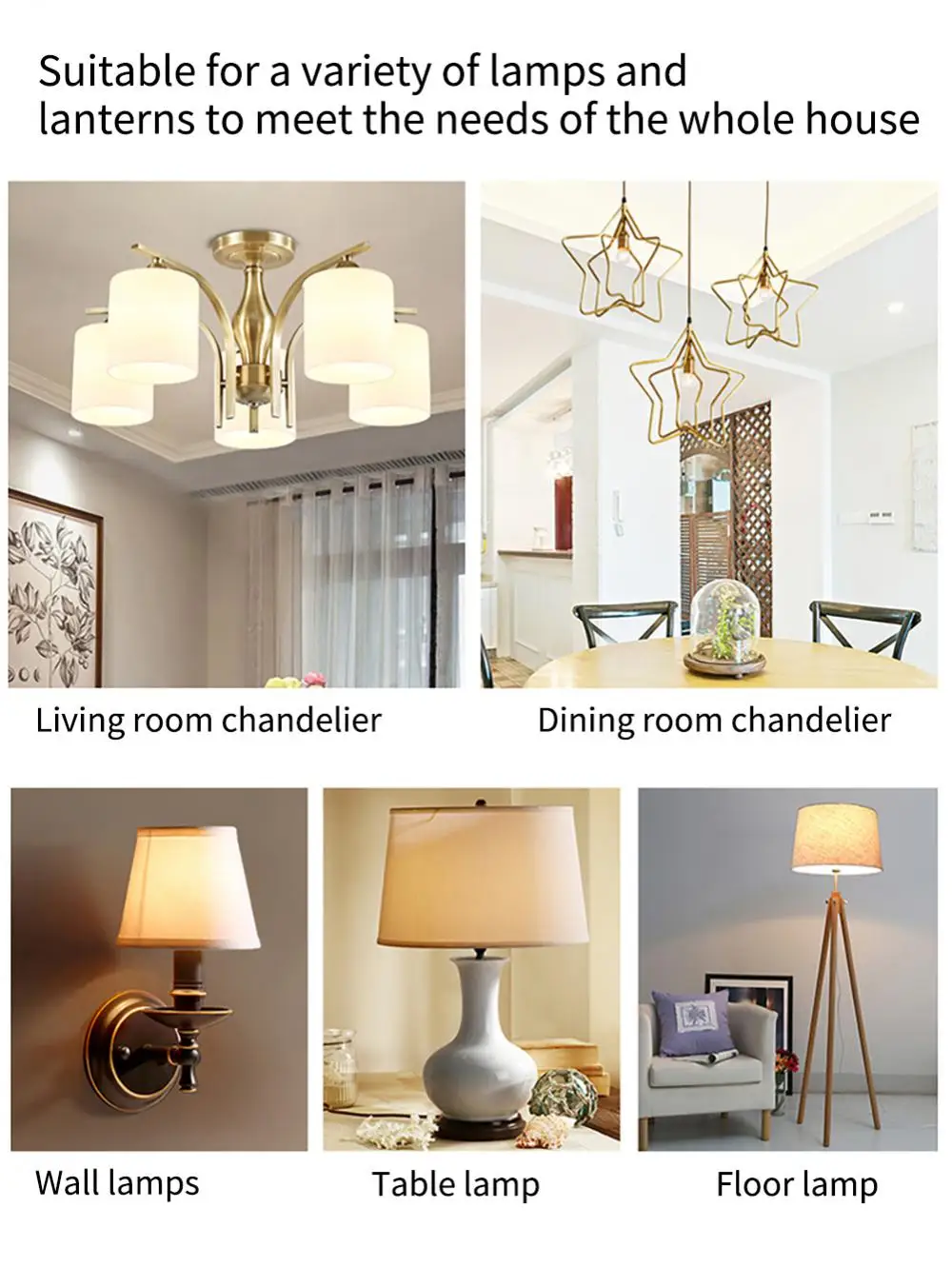 1pc LED Bulb Corn Lamp 110/220V LED Light 10W 20W 24W Bedroom Living Room Decorative Lighting Bulb Light 6000K White Light
