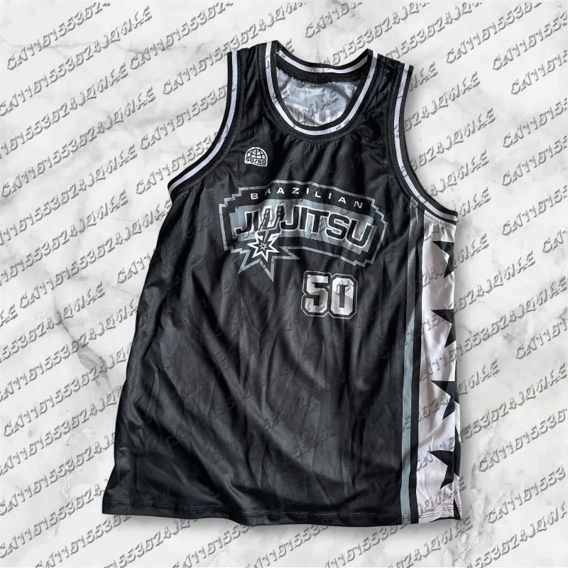 2026Summer Fitness Training Jujutsu Boxing Sweat Absorbing Graphic Basketball Jersey Double Sided Print Breathable Mesh Tank Top