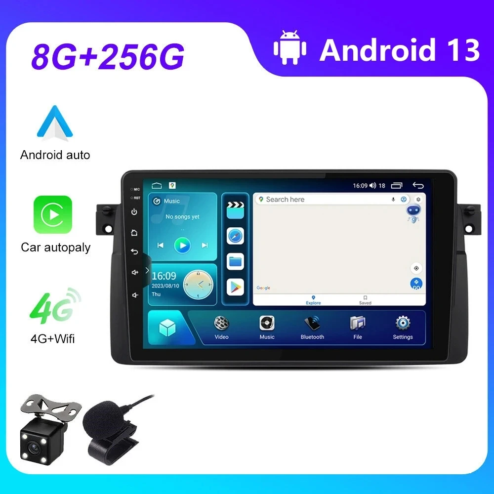 

Android 13 Autoradio 2 Din Car Radio GPS Navigation Multimedia Video Player 4G WiFi Wireless Carplay For BMW E46 M3 1998-2006
