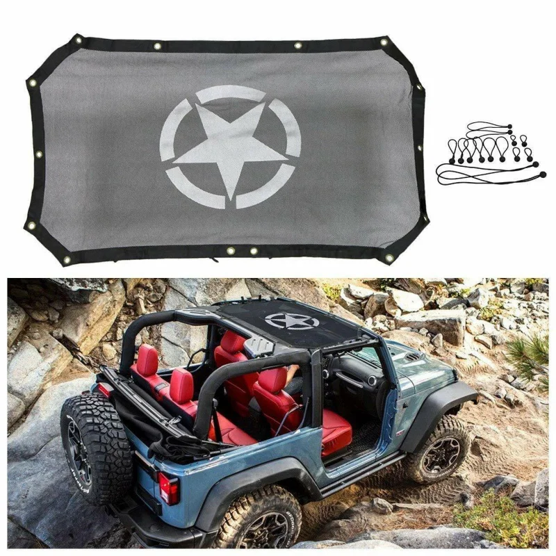 

Suitable 2/4 Door Car Front Net Sunshade Cover