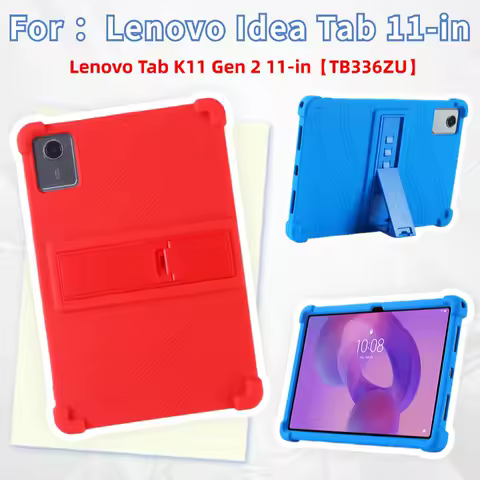 For Lenovo Idea Tab 11-inch Tablet TB336ZU 2025, Kid-friendly Soft Silicone Seat Cover for Lenovo Tab K11 Gen 2 Case