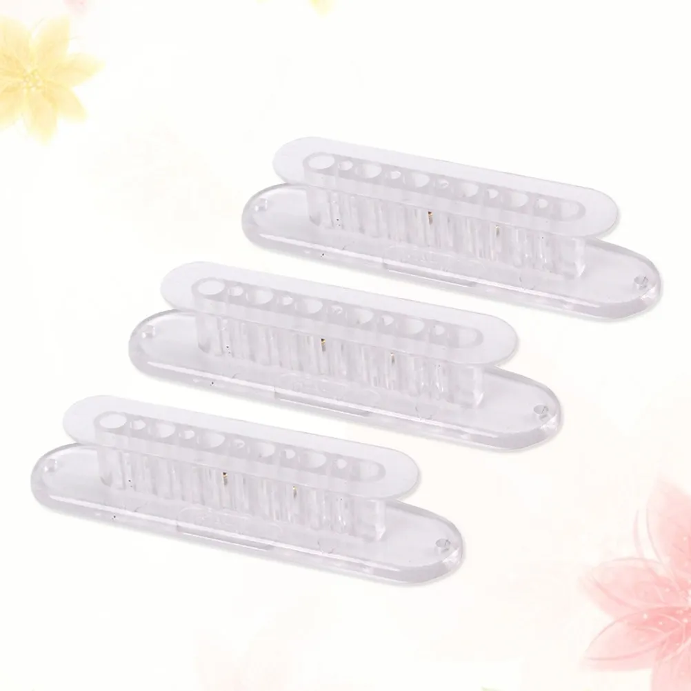 3Pcs Guitar Pickup Bobbin Humbucker Transparent 48Mm Screw Side Custom Pickup Parts Humbucker Bobbin Guitar Screw Side