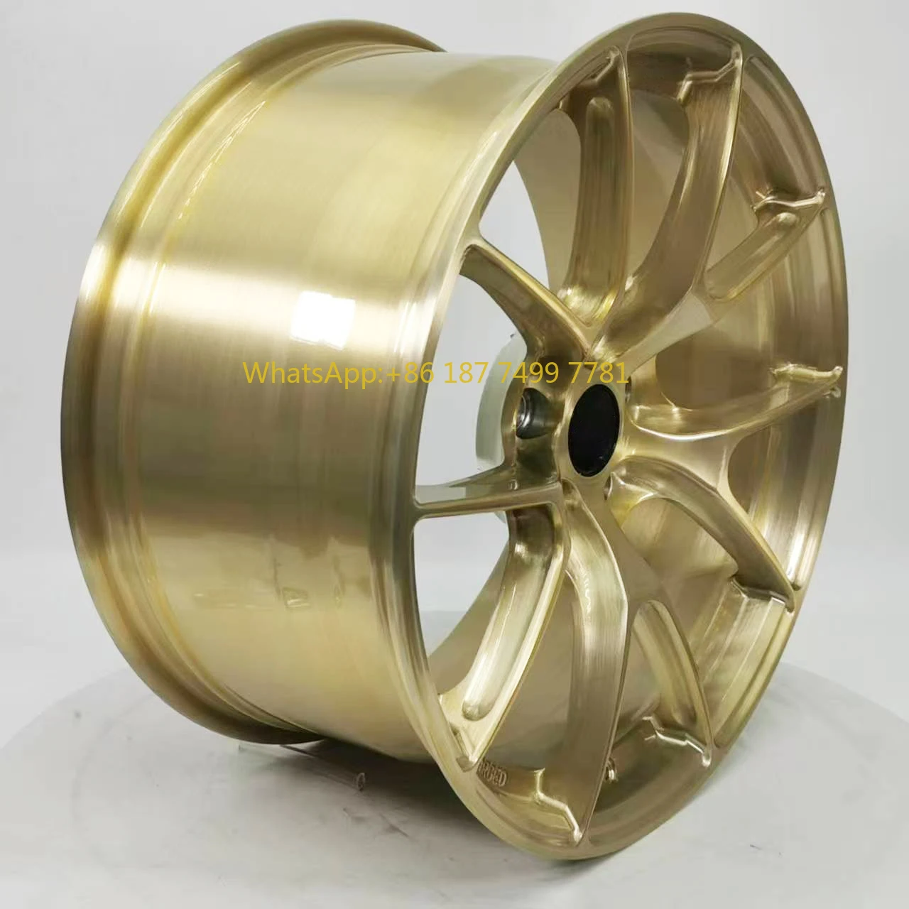 

Monoblock Gold Racing Passenger Car Wheels 17 18 19 20 21 22 23 24 Inch 5x112 PCD 5x1143 5x120 Wheels for