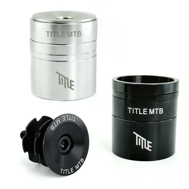 

Bicycle Headset Top Cap and Bolt Set 28.6mm Alloy Stem Spacer Kit for MTB Road Bike Fork Adjustment