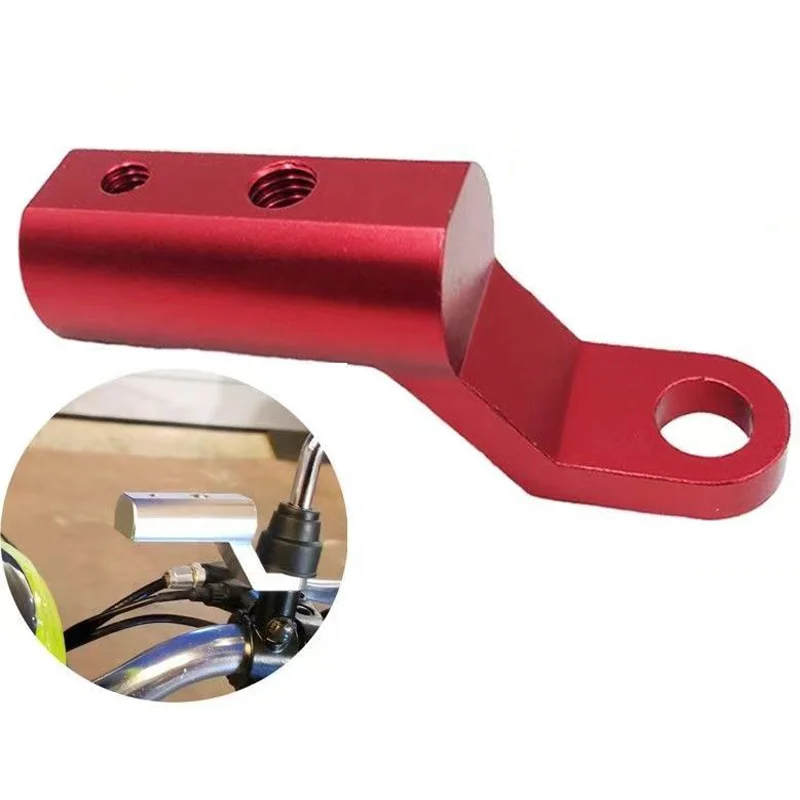 Universal Motorcycle Extender Bracket for Scooter ATV Rearview Mirror Mount Extension Bracket for Fixing Spotlight Phone Holder image 2