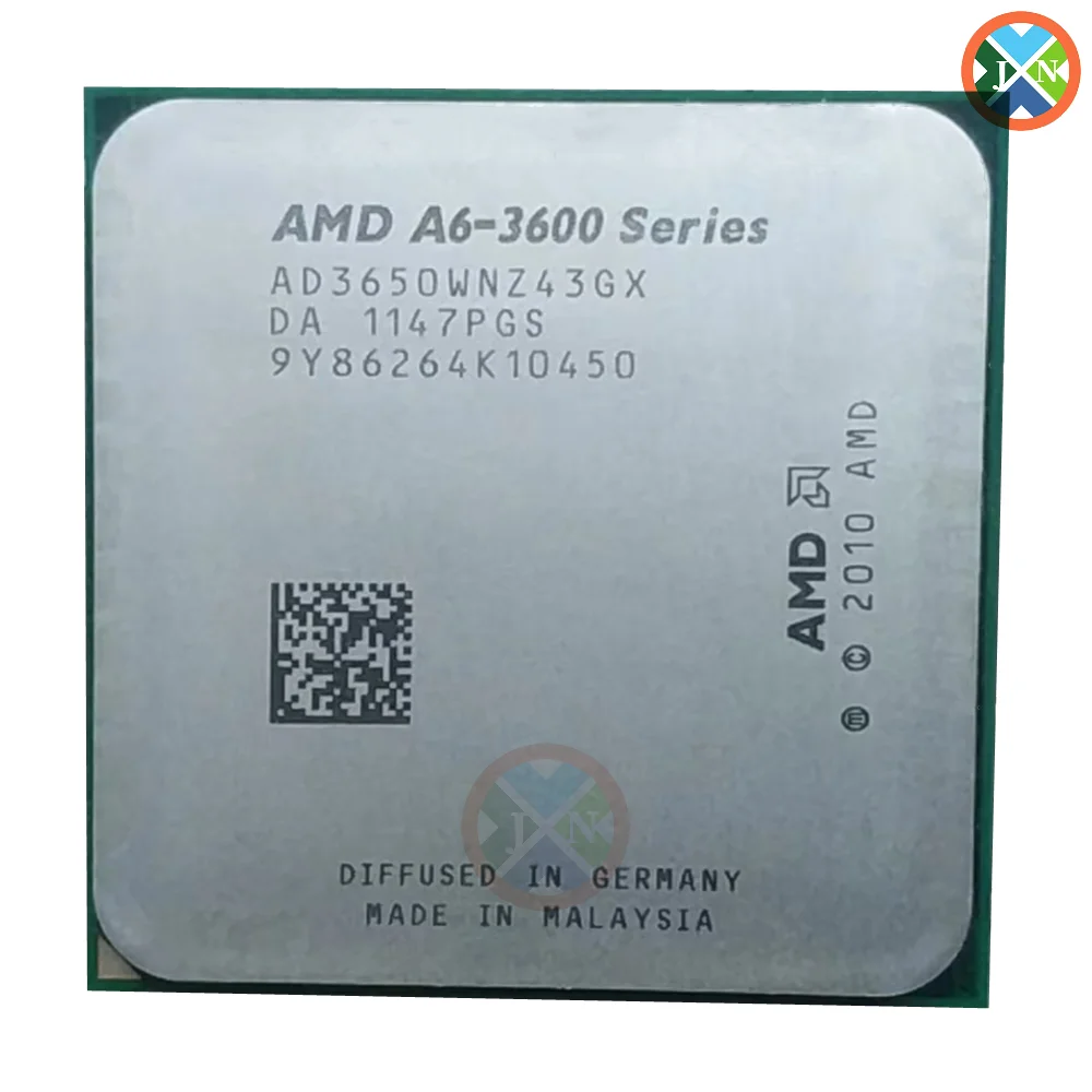 

AMD A6-Series A6-3650 A6 3650 2.6 GHz Quad-Core CPU Processor AD3650WNZ43GX Socket FM1