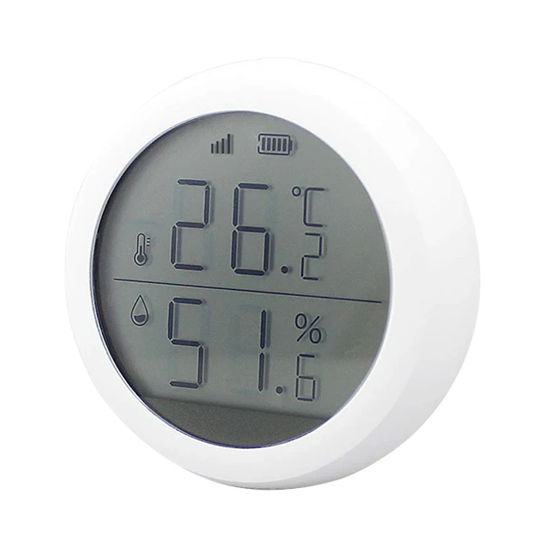 Zemismart temperature and humidity sensor zigbee intelligent connected temperature and humidity meter