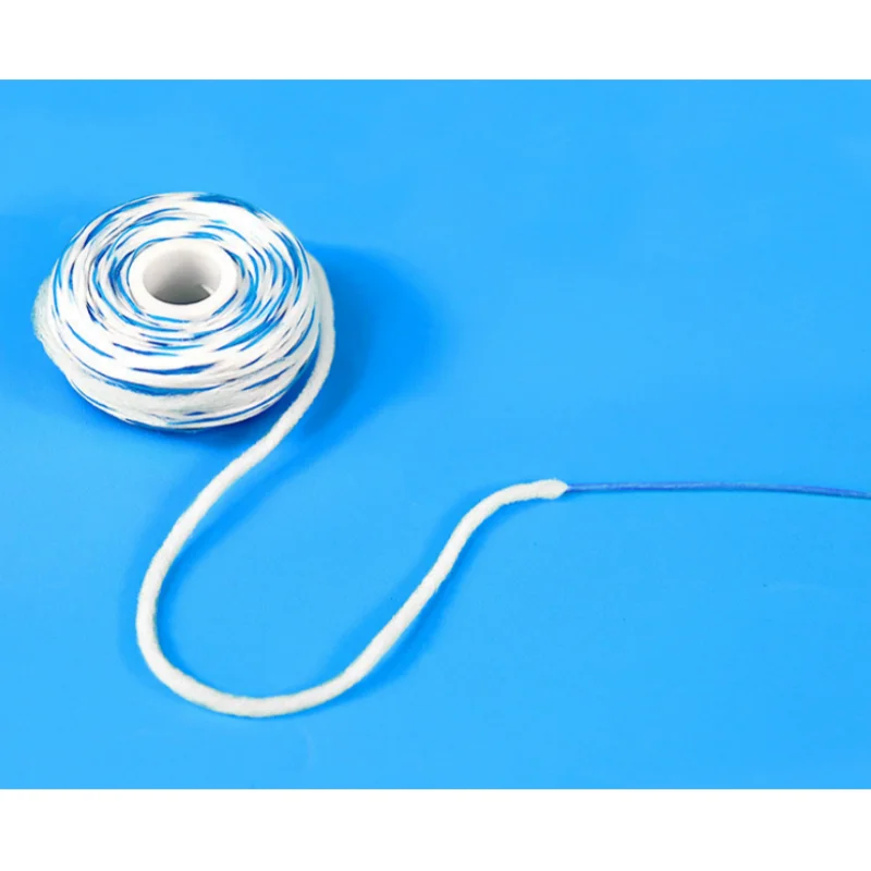 50m/Roll Dentistry Orthodontic Fluffy Expanded Dental Floss Braces Interdental Cleaner Soft Floss Threader Oral Care Dental Tool