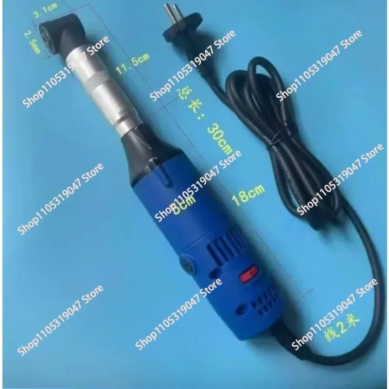 550W Right Angle Electric Tile Seam Cleaner Grinder Multi‑Purpose Polishing Cutting Tool 3.0/6.0mm Collet for Tile Gap Work