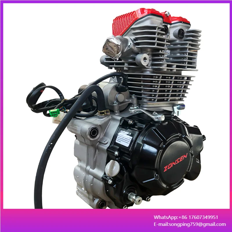Motor Zongshen de 250cc, Motor de 4 Tiempos de 250cc para Vehículos Todoterreno