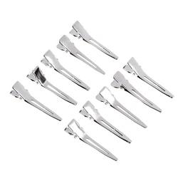 10Pcs 4.5cm Hair Extension Snap Clips Wig Weaving Clip Single Prong Alligator Hair Clips For Bows DIY Accessories Hairpins