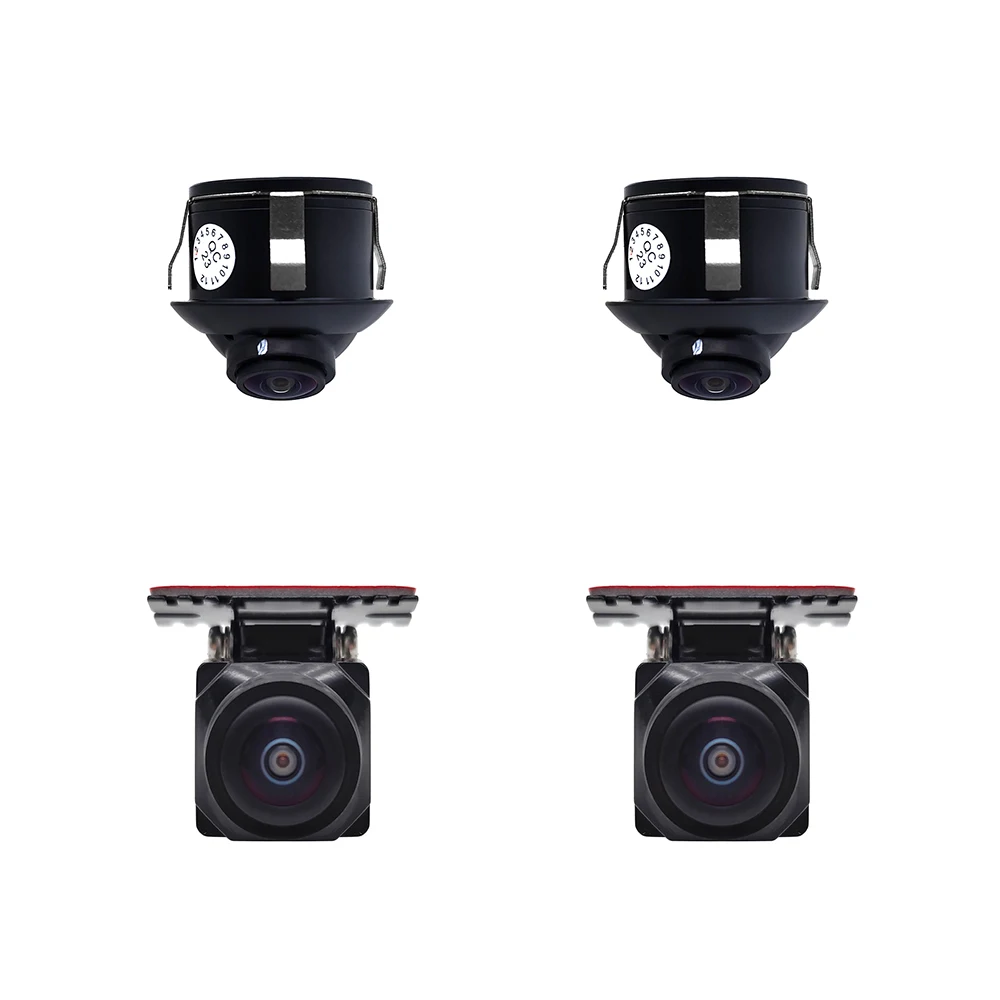 3D HD Surround View Monitoring Universal 360 Degree System with 4 Cameras DVR Recorder Rear Front Right Left Cameras