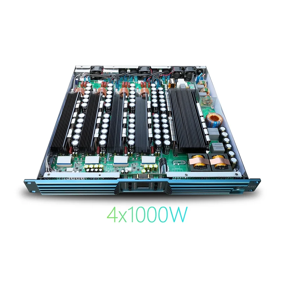 

four channel class D digital power amplifier professional sound system professional audio 4*1000W 8OHM