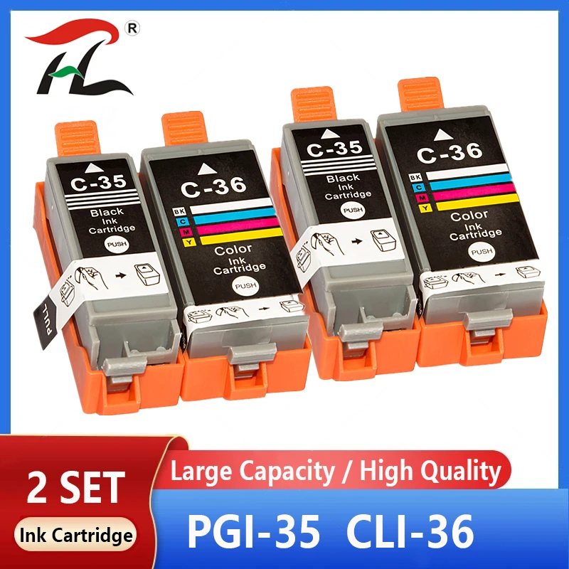 PGI-35 PGI35 CLI-36 CLI36 Kompatibel Tinta untuk Canon PIXMA IP100 IP110 IP100B TR150 Printer