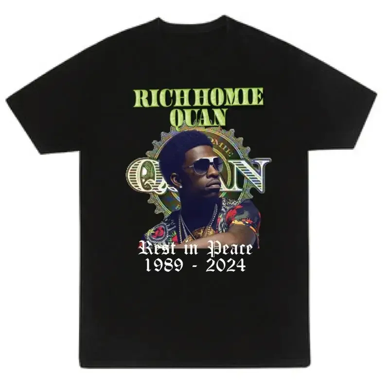 Rich Homie Quan Rest in Peace T shirt S 3XL Gang 2024