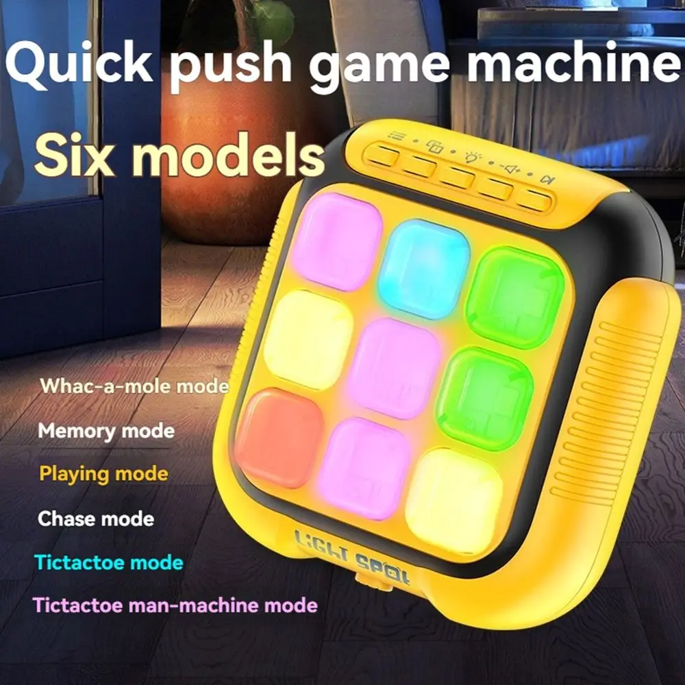 

Electronic TIC-TAC-TOE Game Memory Training 6-in-1 Interactive Board Game Toys Funny Thinking Exercise Noughts and Crosses Game
