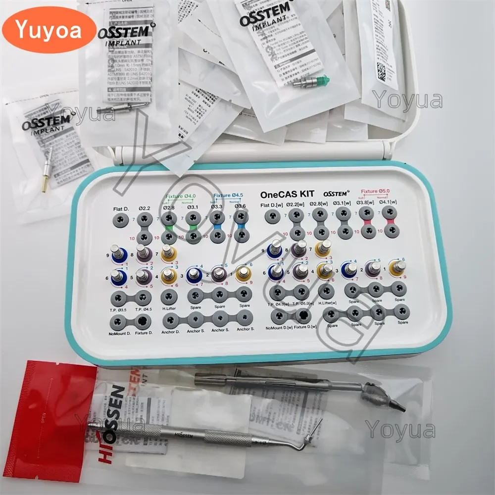 

Osstem OneCas Kit Dental Implant Tools Kit Oral Hiossen Implant Drills Kit For Bone Surgery Dental Equipment