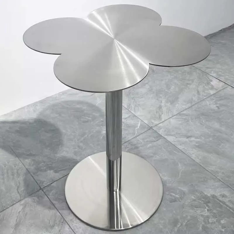 

Industrial Style Stainless Steel Bar Cafe Furniture Free Metal Construction Home Restaurant Living Room Coffee Tables