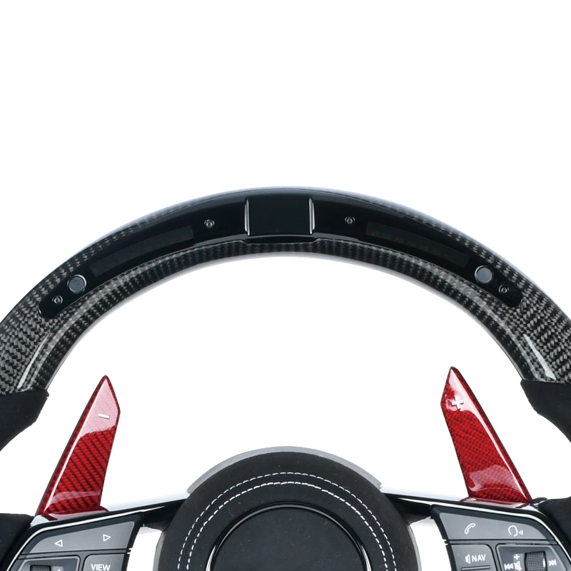لأودي TT/R8/TTRS/TTS MK2/MK3 مخصص ألياف الكربون التحكم في عجلة القيادة