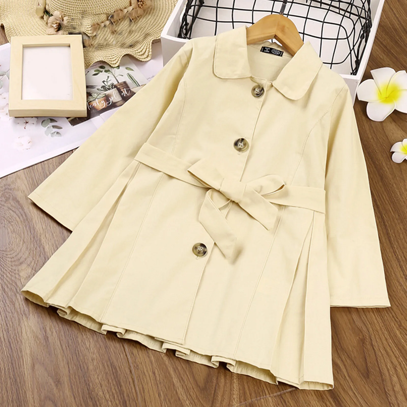 

Snow Jacket Girl Toddler Girls Autumn Long Sleeve Solid Color Coat Jacket For Children Clothes Outwear Medium Weight Girls Coat
