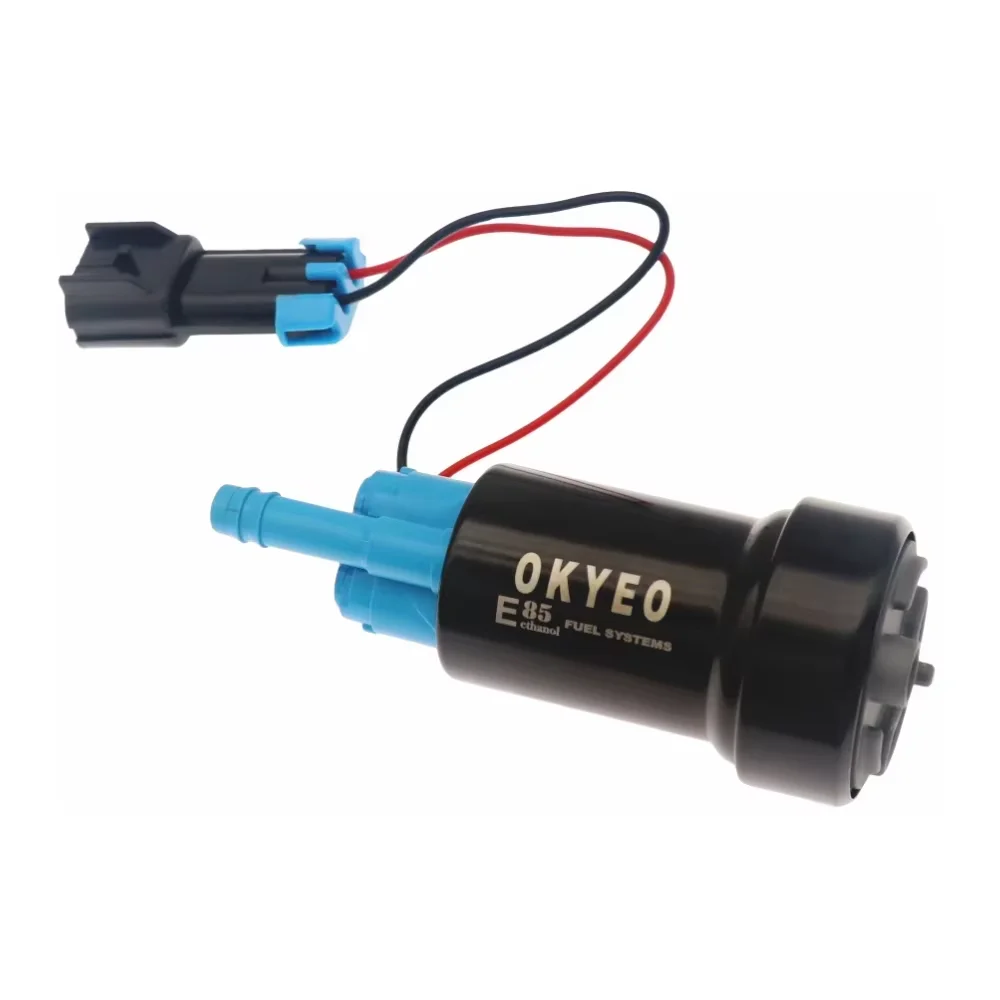OKYEO Performance Internal 450LPH Fuel Pump For Nissan Skyline Subaru WRX F90000267 & Install Kit Compatible E85
