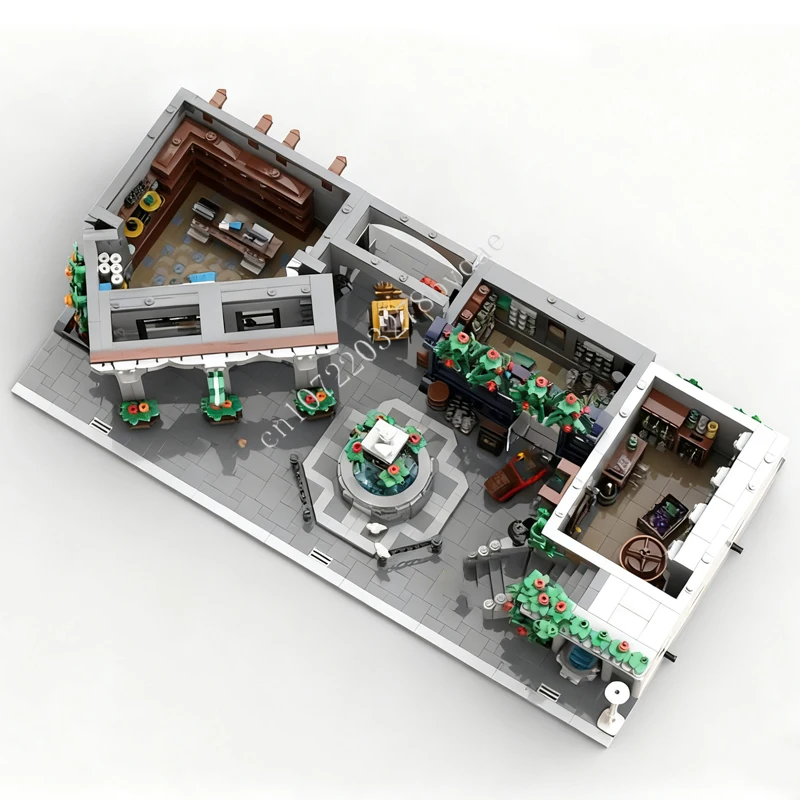 10218ピース オールドタウン MOC クリエイティブ ストリートビュー モデル 組み立てブロック 建築 DIY 教育 組み立てモデル おもちゃ 子供向け